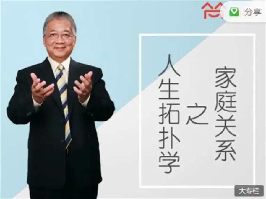 李中莹《人生拓扑学之家庭关系》