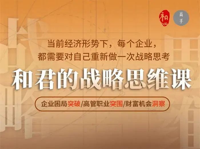 和君的战略思维课－企业困局突破/高管职业突围/财富机会洞察