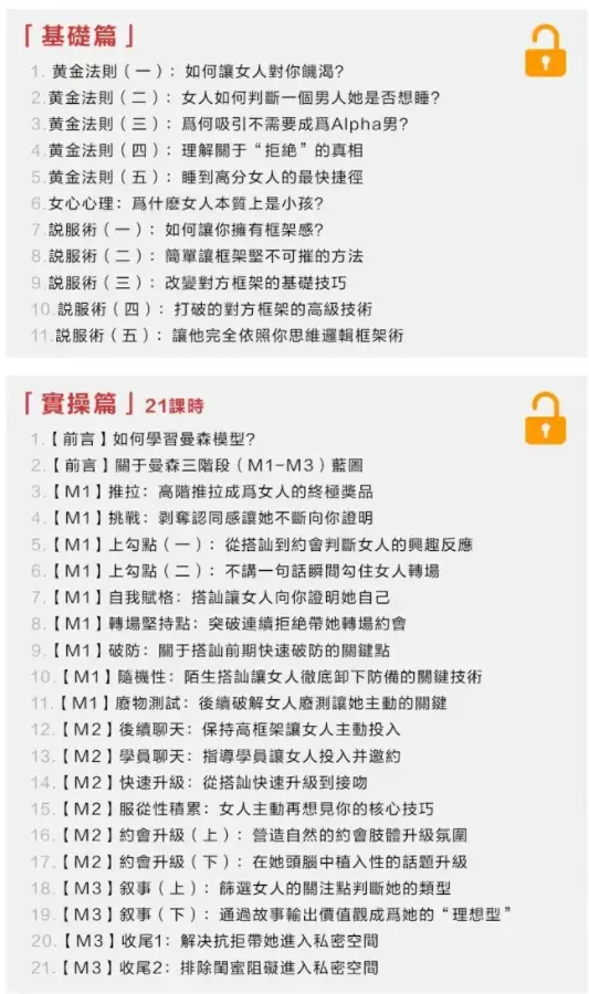 Chris曼森方法2.0頂尖+全系統線上實戰課-图片2