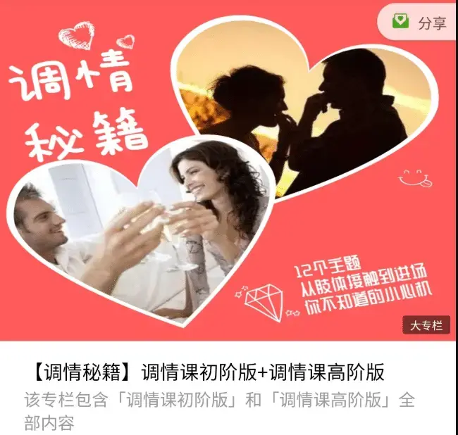 魔鬼交际学《调情秘籍初级+高级》