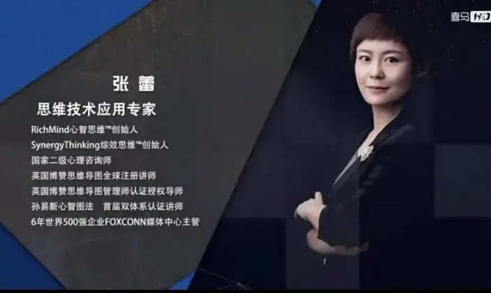 思维技术应用专家张蕾·23堂思维导图课