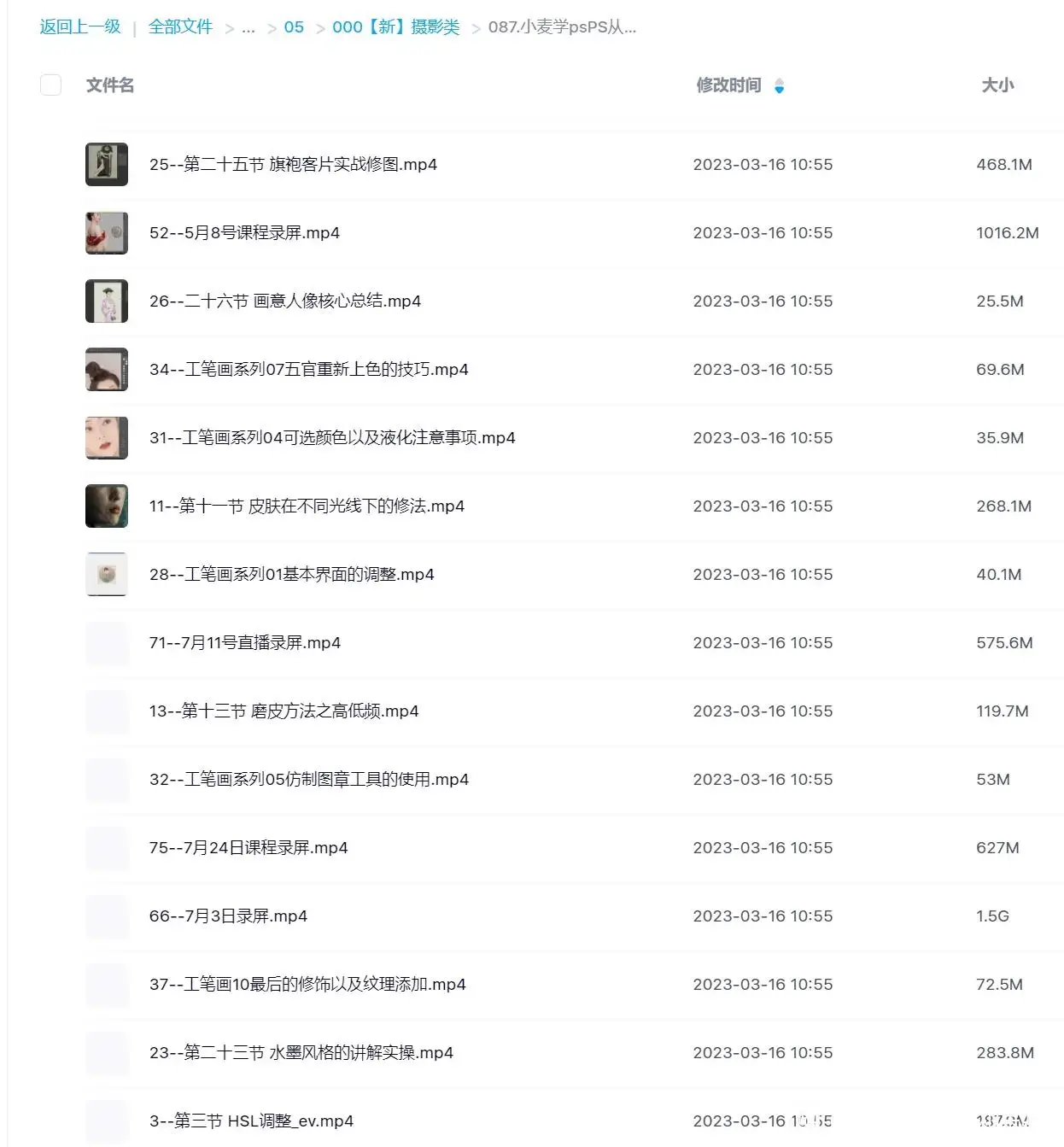 小麦学PS从零基础到精通画意人像修图大神