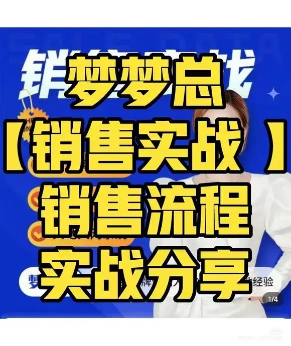 梦梦总-销售心法-销售落地实战分享