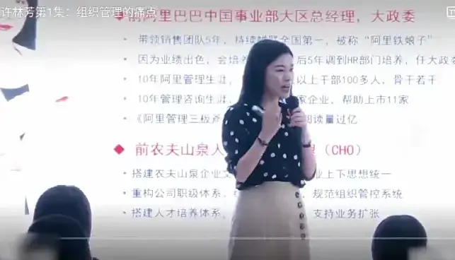 许林芳《企业高效组织管理》16讲