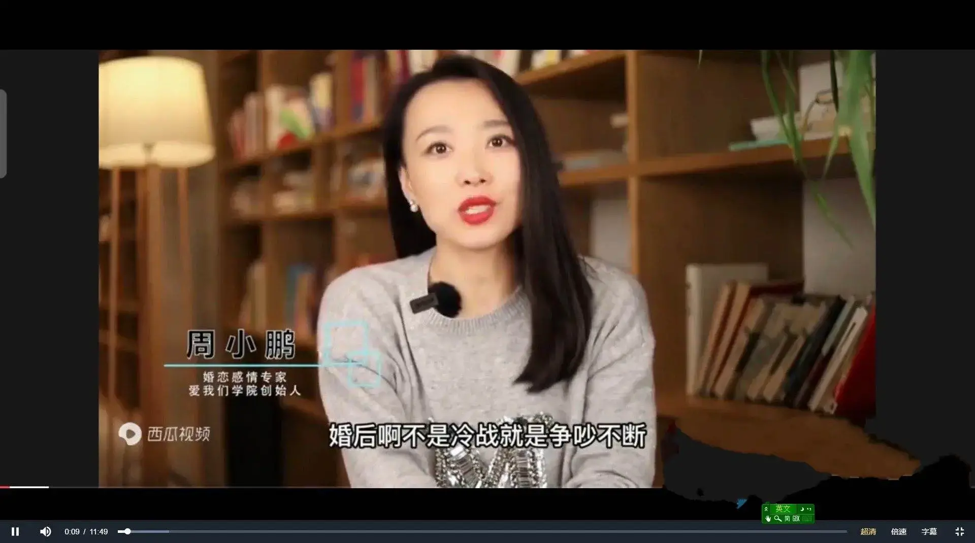 周小鹏 人人都需要的婚恋社会心理学 96节视频课程