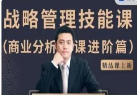 战略管理技能课-商业分析课进阶篇课程
