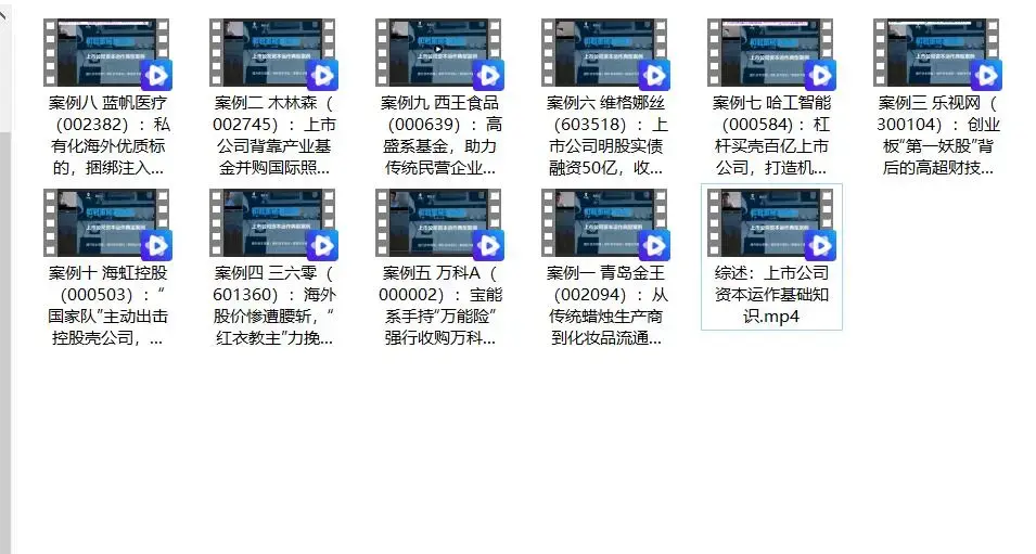 十大案例带你进入资本运作的世界