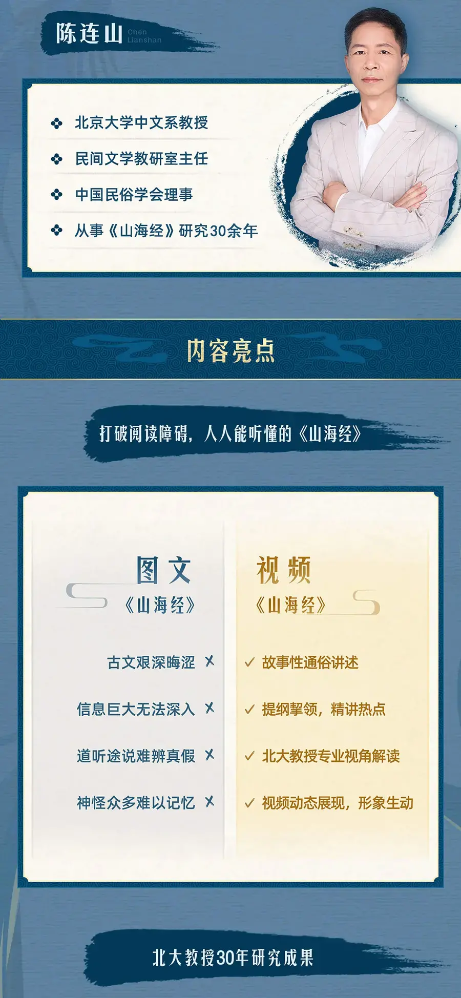 北大陈连山教授解读宝藏山海经讲课