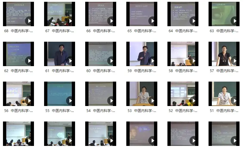 中医内科学：肖长虹南方医科大学