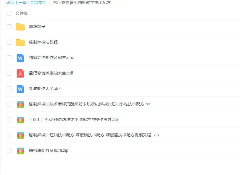 各种烧烤食用油料教学技术配方