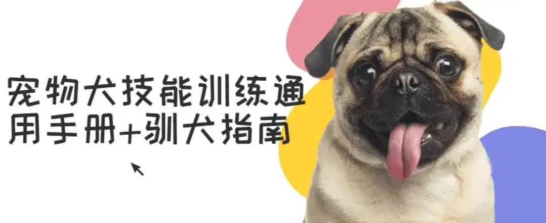 宠物犬技能训练通用手册驯犬指南