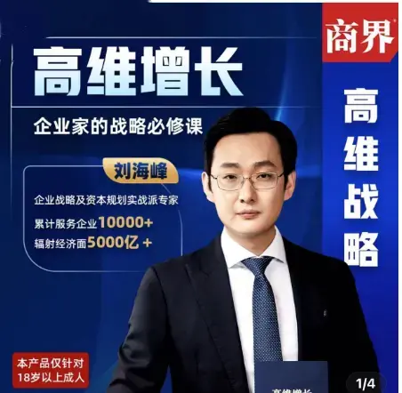 刘海峰高维增长：企业家的战略必修课_新版 （20节）