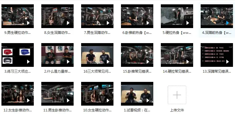 小珂健身培训三大项_健身视频教程_什么是力量举？跟健美的区别