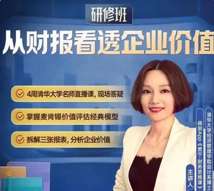 贾宁从财报看透企业价值·研修班