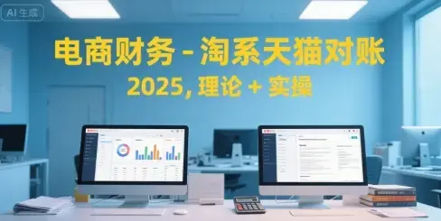 电商财务-淘系天猫对账2025，理论+实操