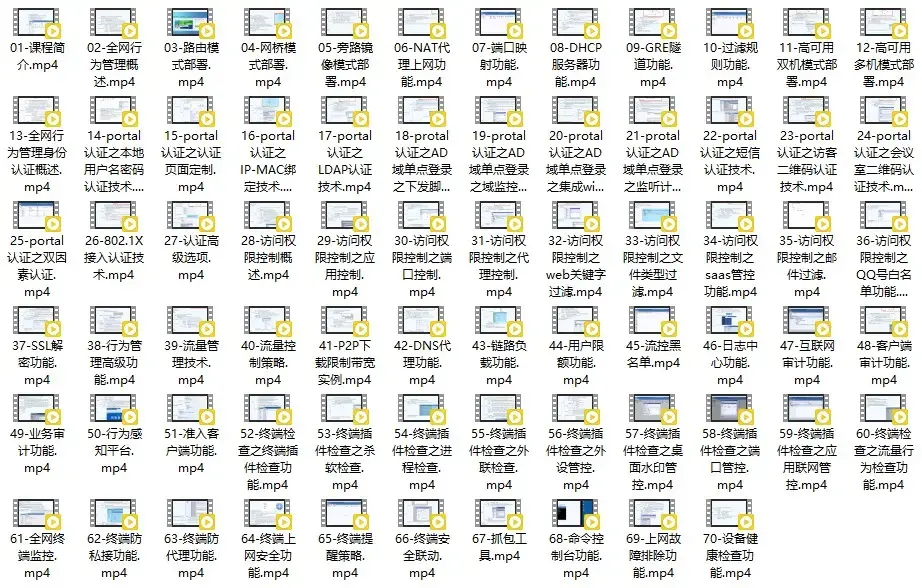 深信服全网行为管理（上网行为管理）AC入门与实践价值269元