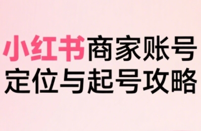 大晴老师·小红书电商全链路实战从定位到爆单（更新）