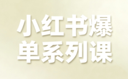 尼采老师·小红书爆单系列课（更新）聚焦小红书电商全链路增长