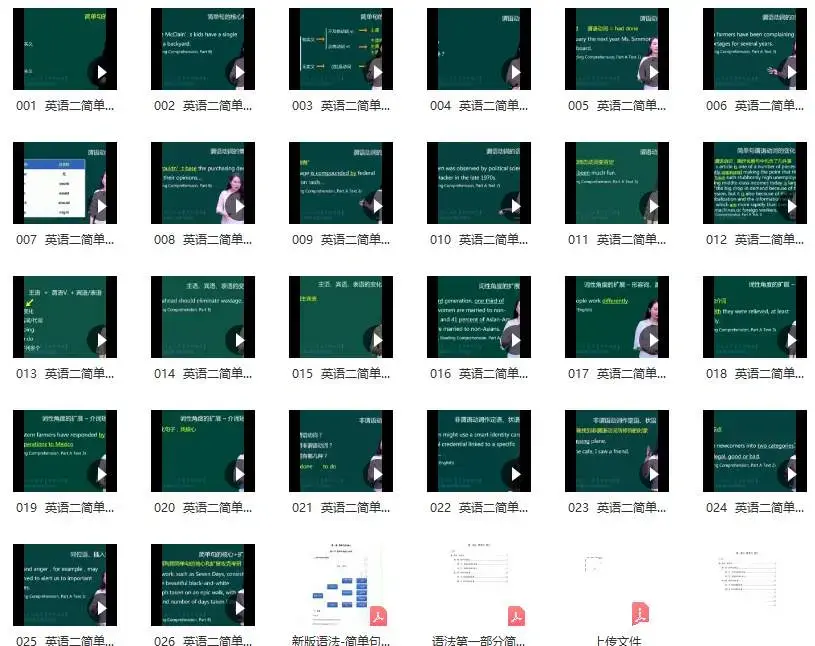 新东方：田静核心语法及长难句英语一、英语二课程