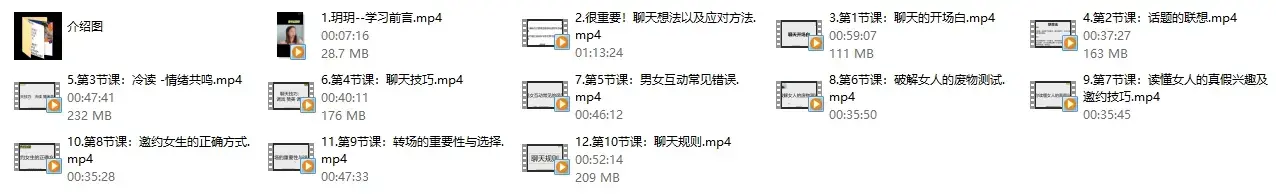 牵手丘比特聊天课程《玥玥课程学习专用》