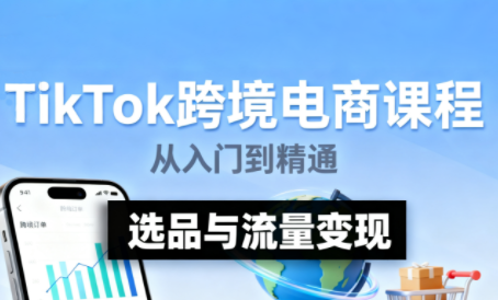 TikTok跨境电商实操课 从入门到精通的全实操流程