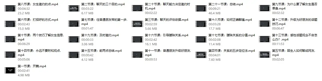 子阳脱单实战课 聊什么 怎么去聊