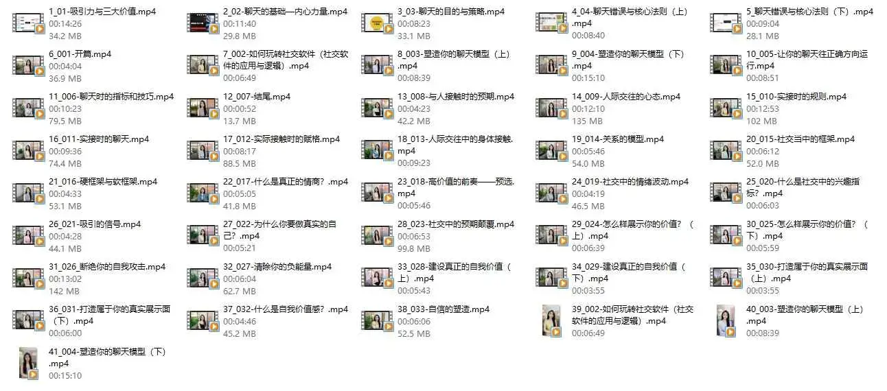 欧阳梦琪《无限话题聊天训练：从零起步7天社交达人速成》男性魅力提升系列课