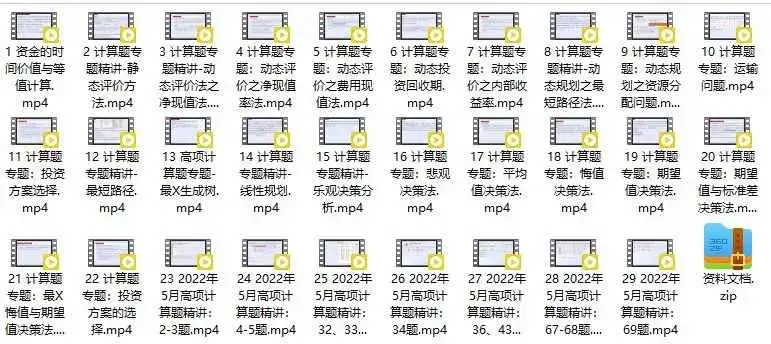2026年高项考试计算题专题精讲