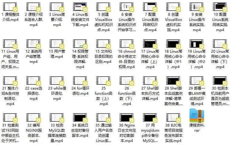 Linux应用核心常用技能（价值199元）