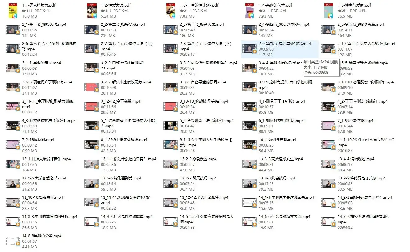 小苍老师两性课堂所有课程 超全知识宝库
