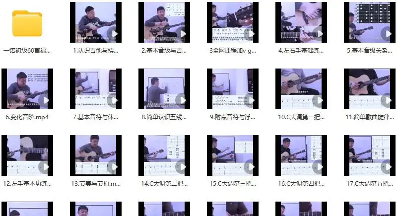【蓝色六弦音乐空间】一诺吉他初级中级课程